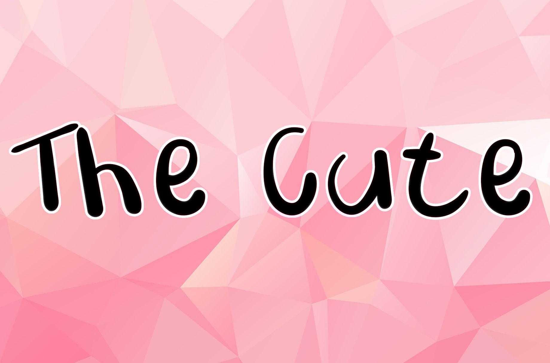 The Cute Font