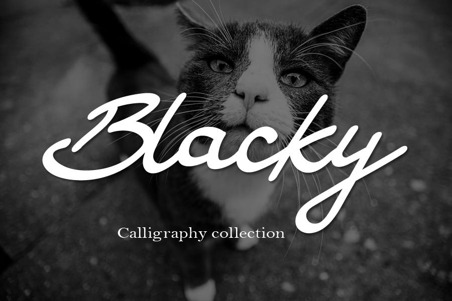 Blacky Font
