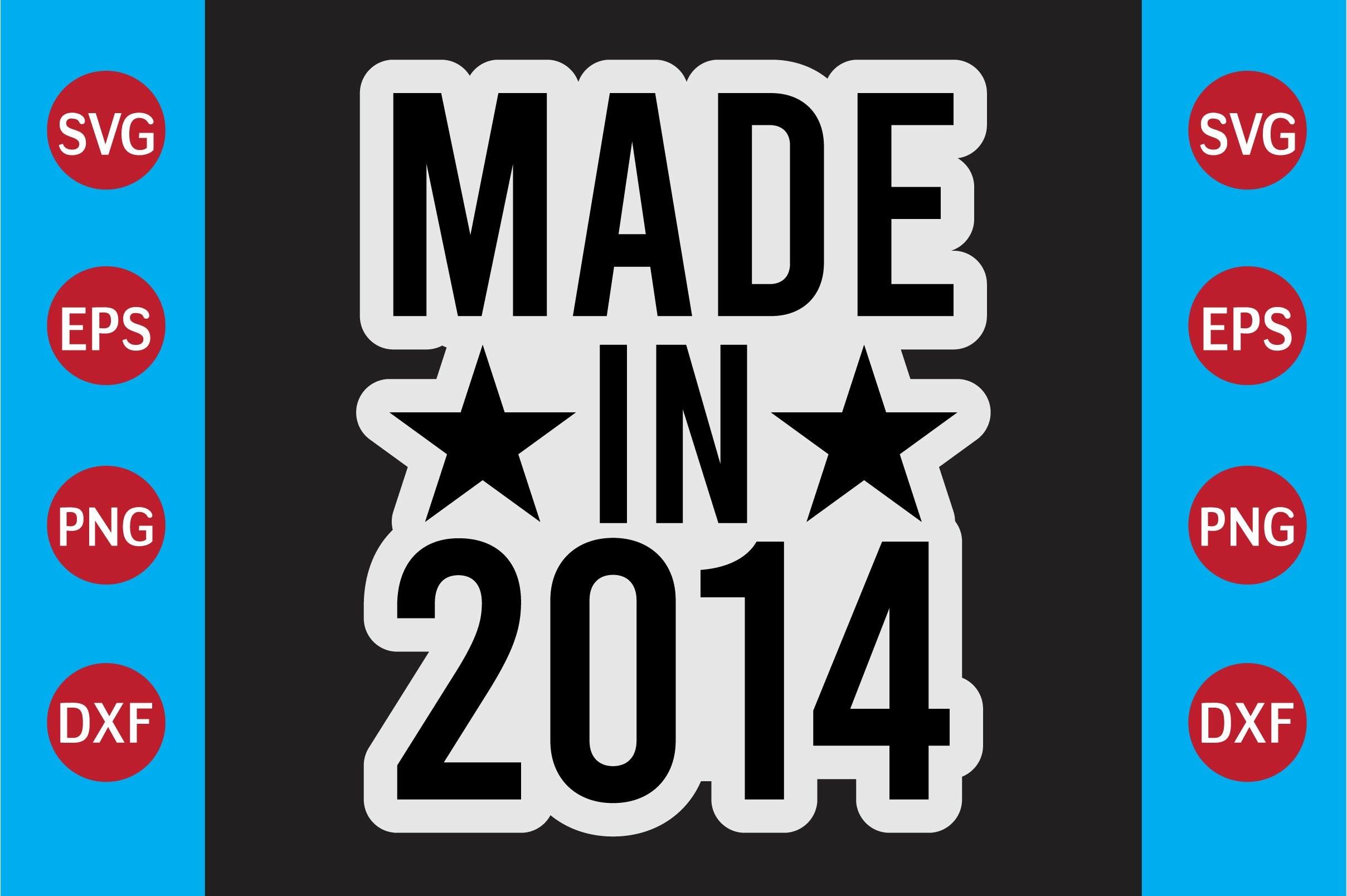 Made in 2014   T-shirt Design
