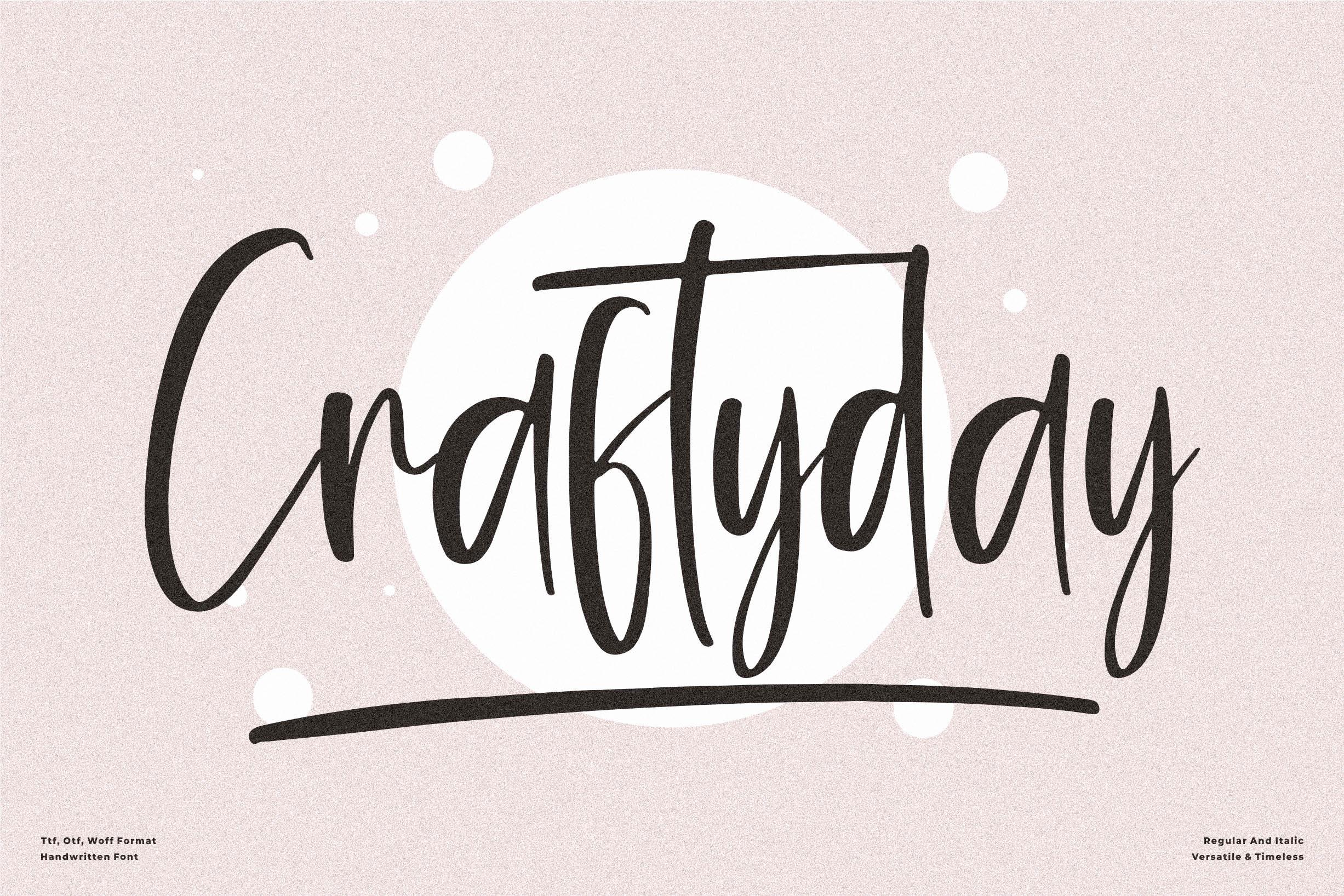 Craftyday Font
