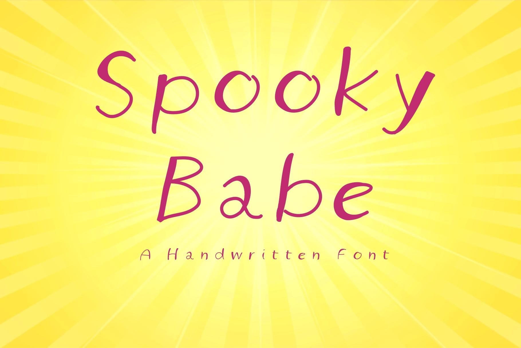 Spooky Babe Font