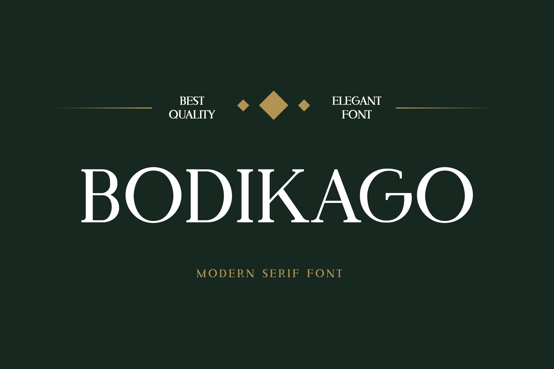 Bodikago Font