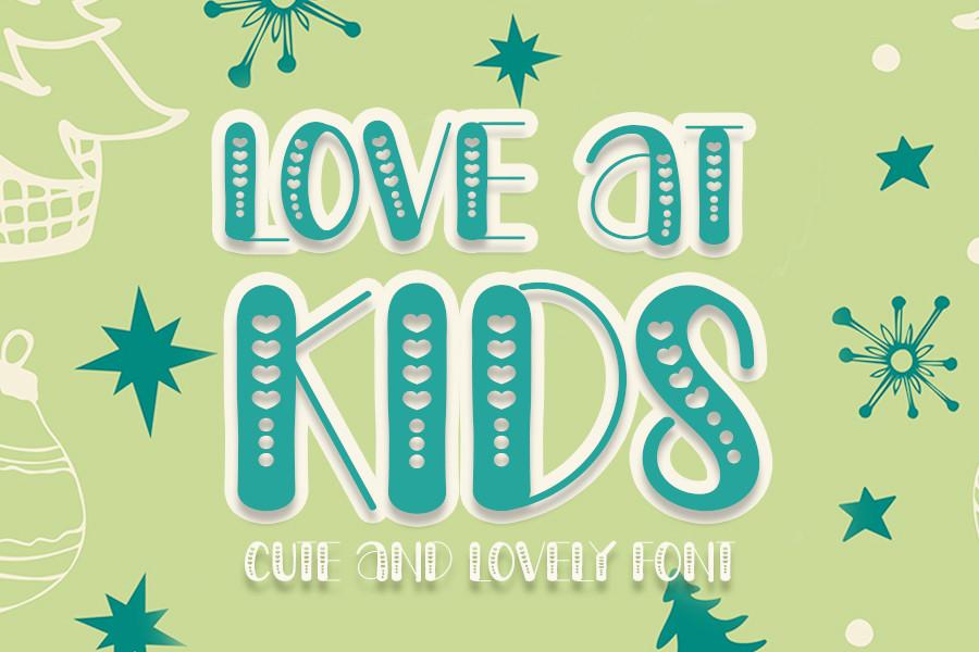 Love at Kids Font