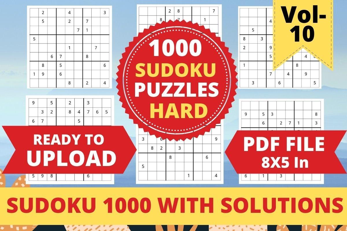 1000 Hard Sudoku Adults Kdp Interior- 10