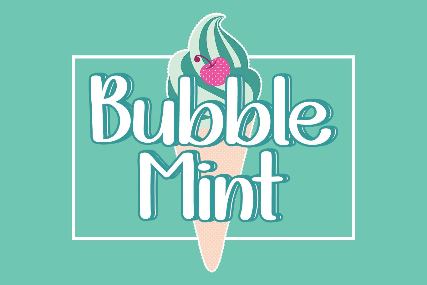 Bubble Mint Font