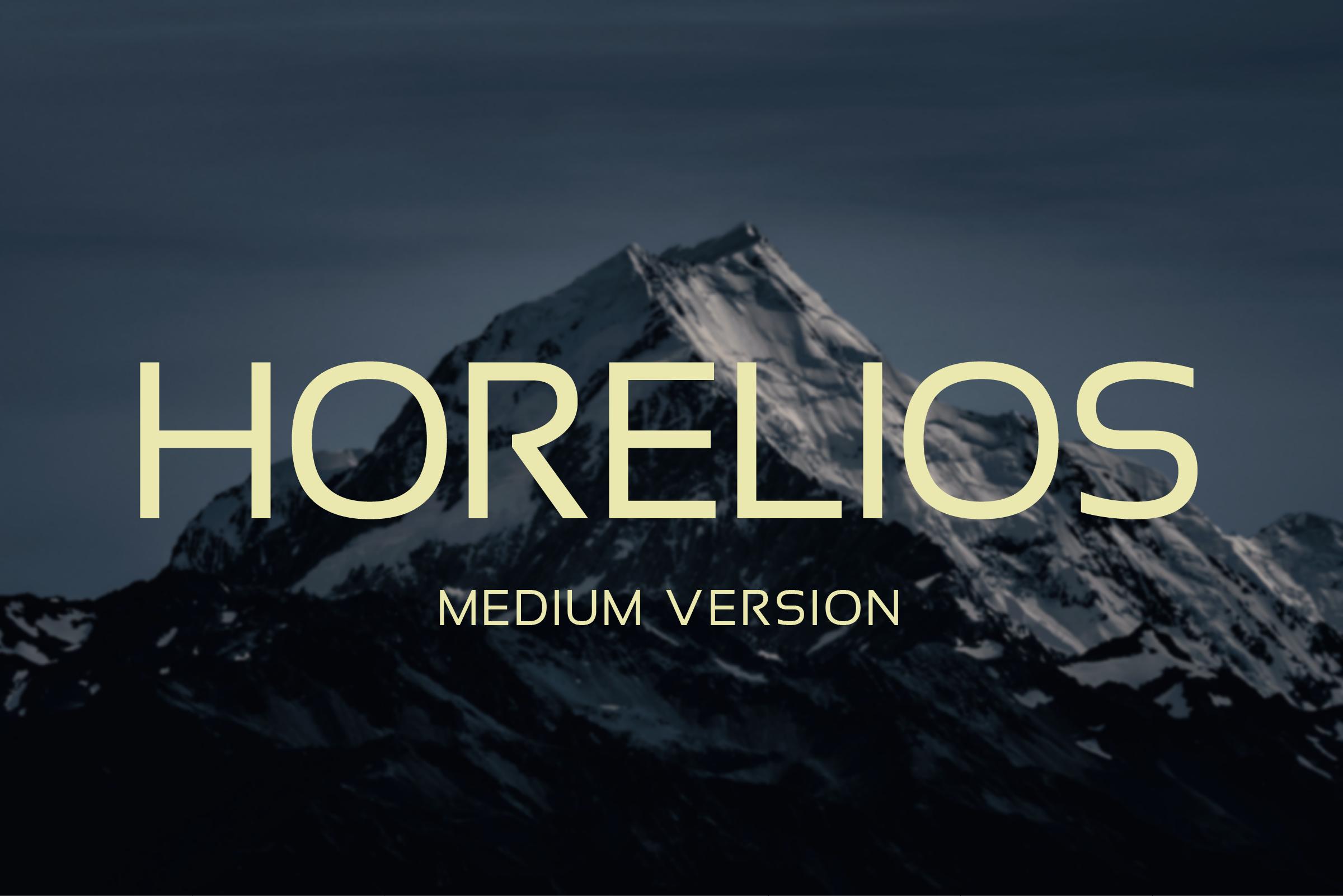Horelios Medium Font
