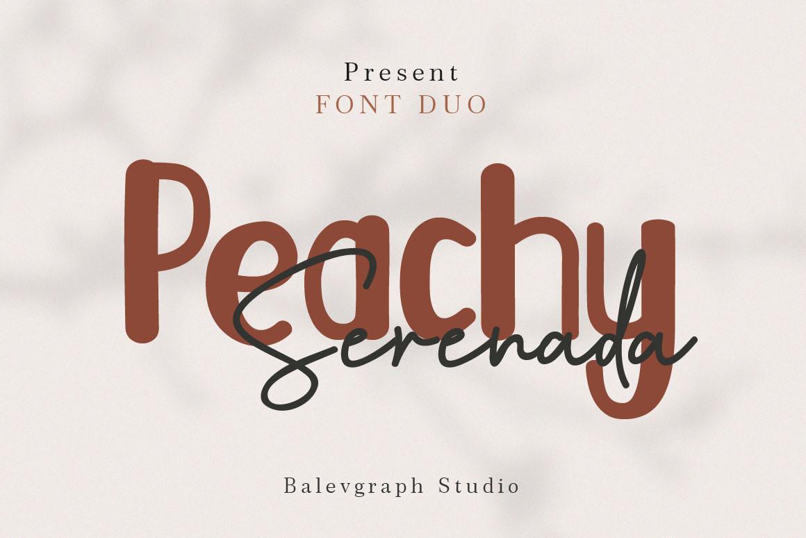 Peachy Serenada Font