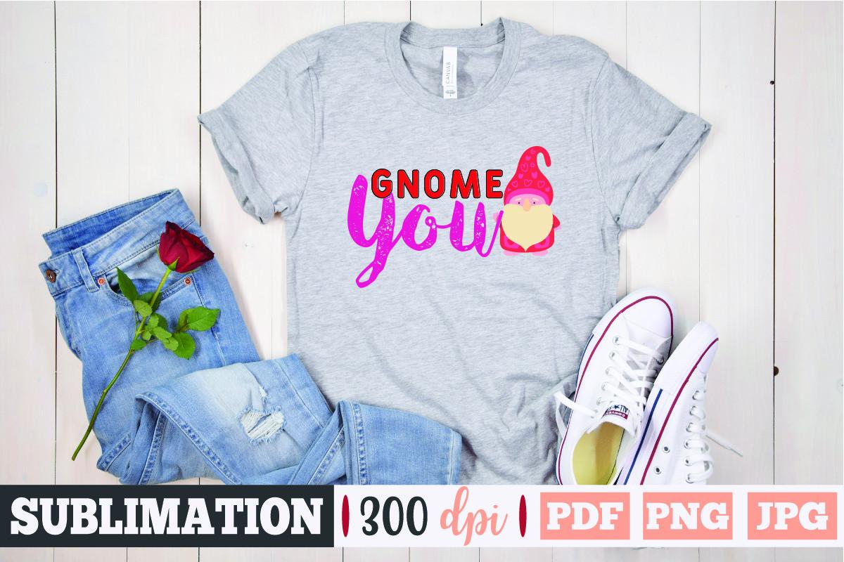 Valentine Gnome Sublimation