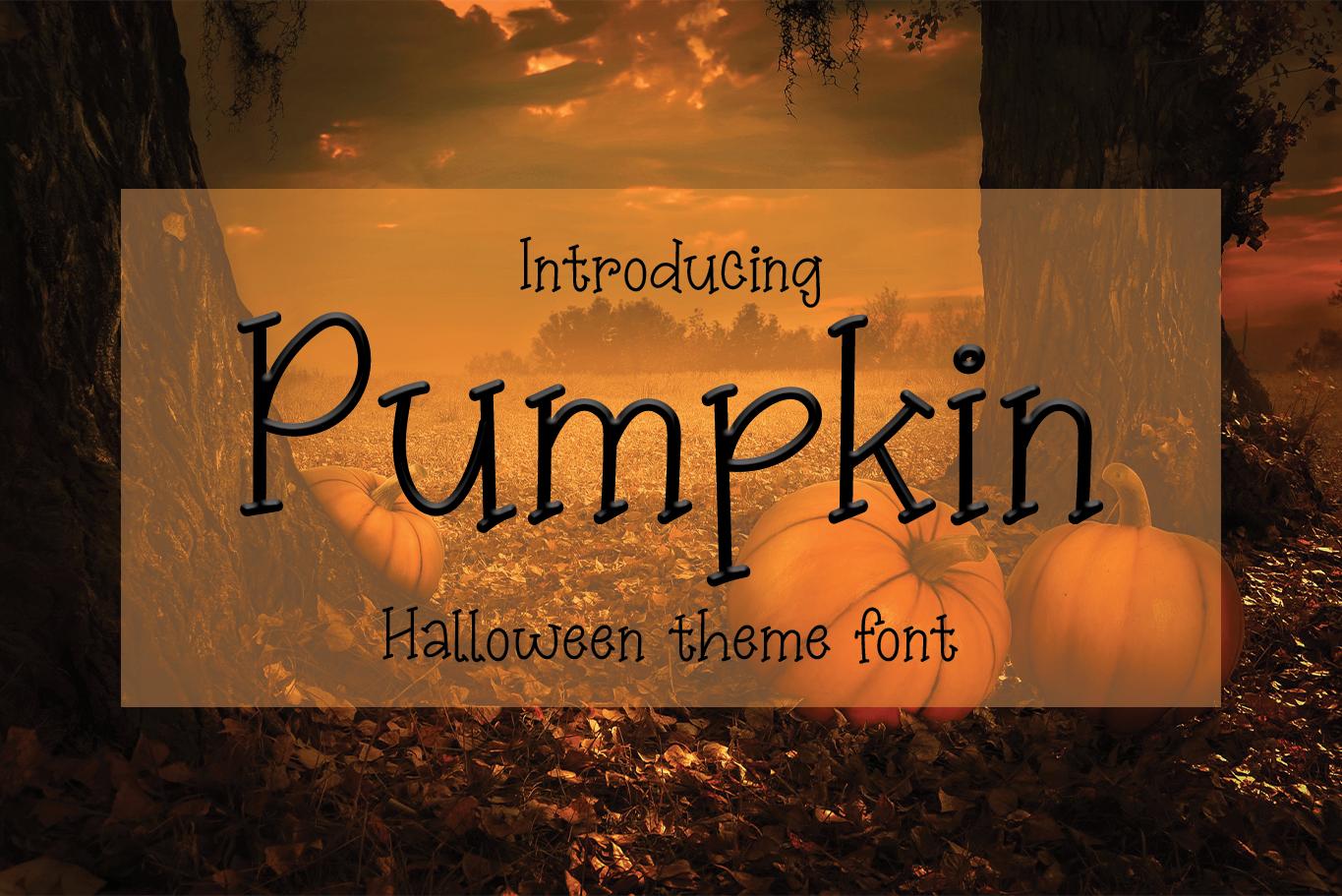 Pumpkin Font