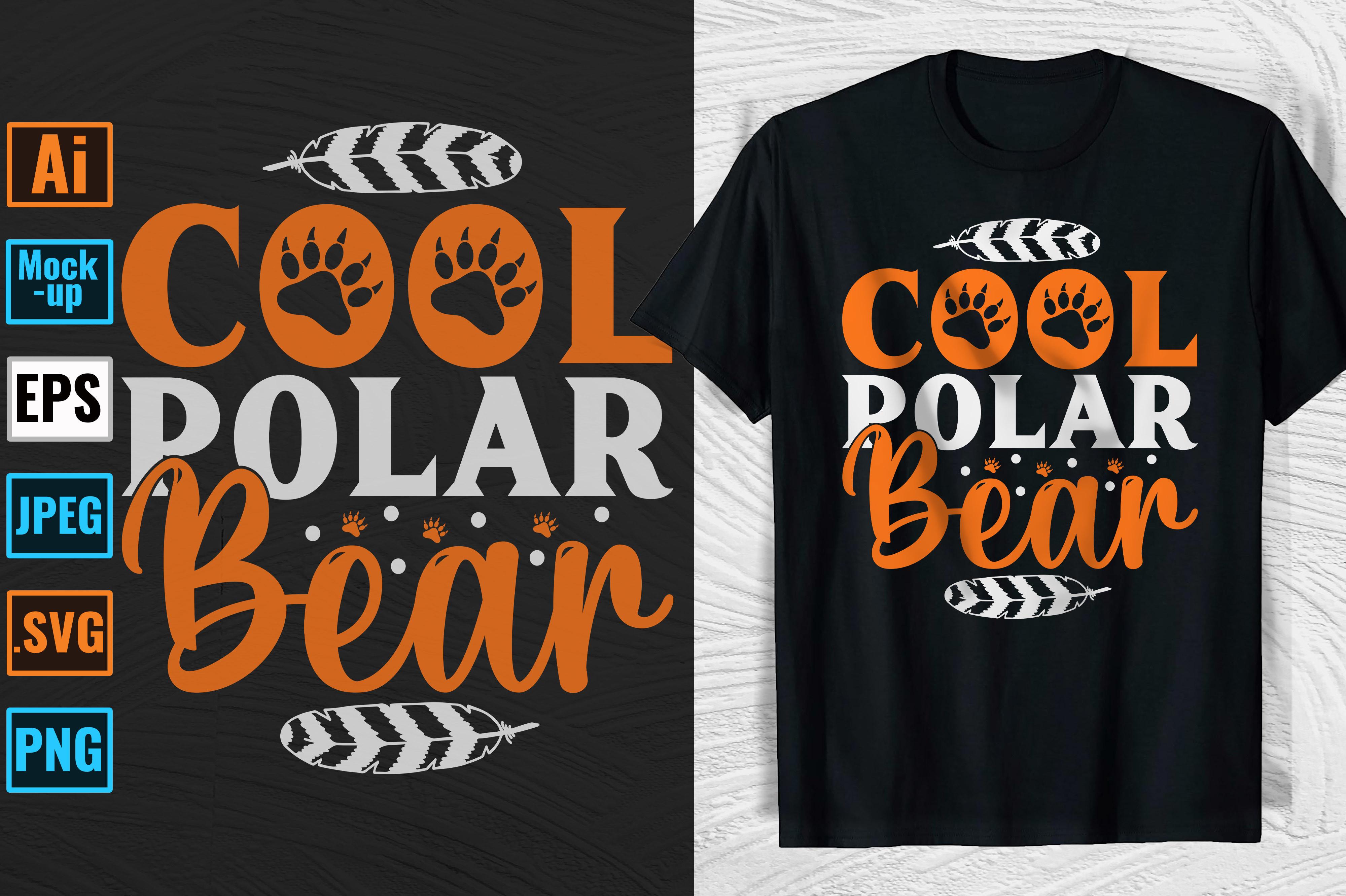 Polar Bear T-shirt and Mug Design