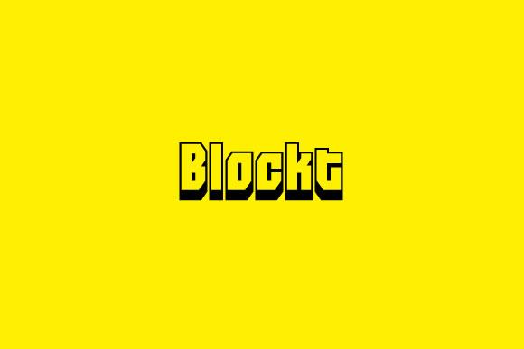Blockt Font