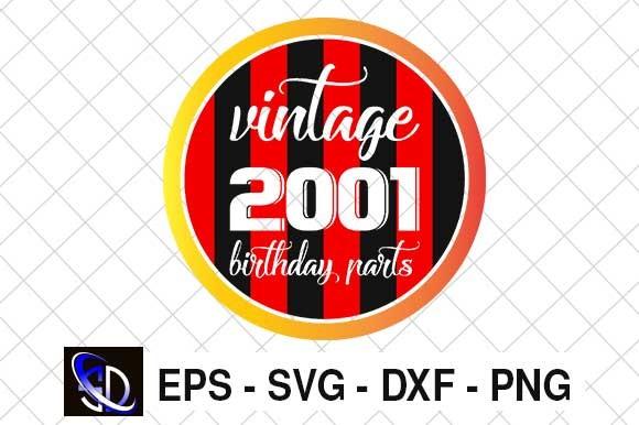 Vintage 2001 Birthday Parts