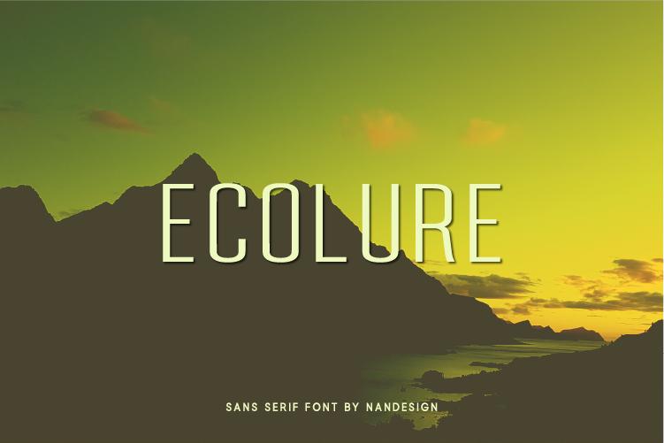 Ecolure Font