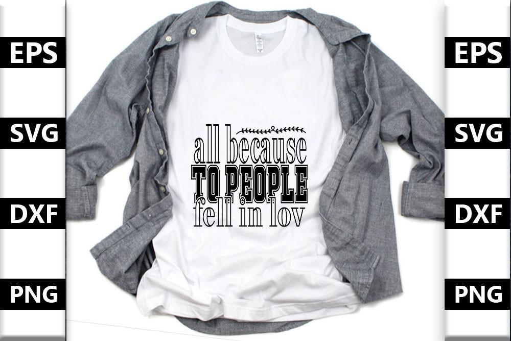 Family Svg Design,All Because to People