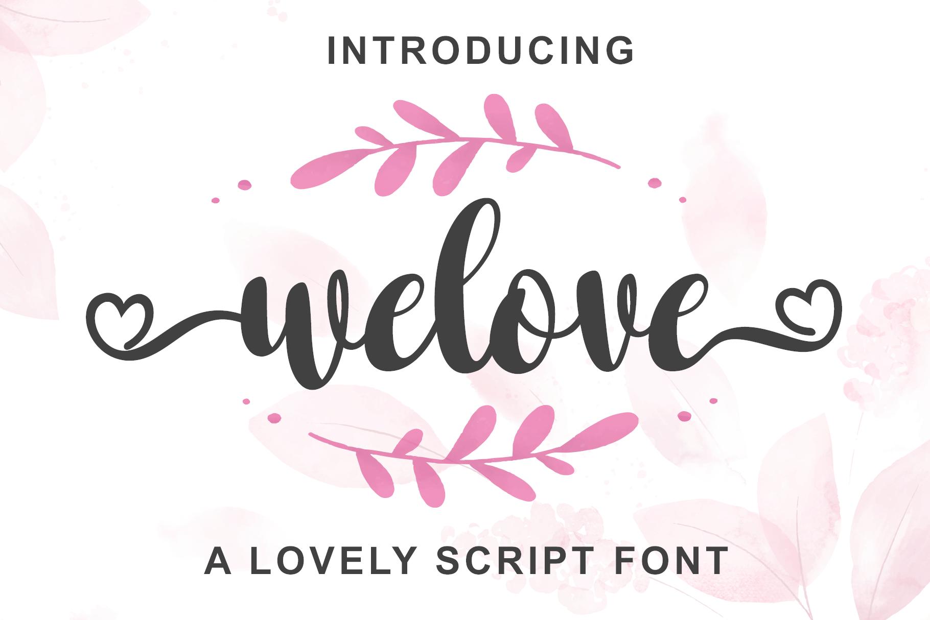 We Love Font