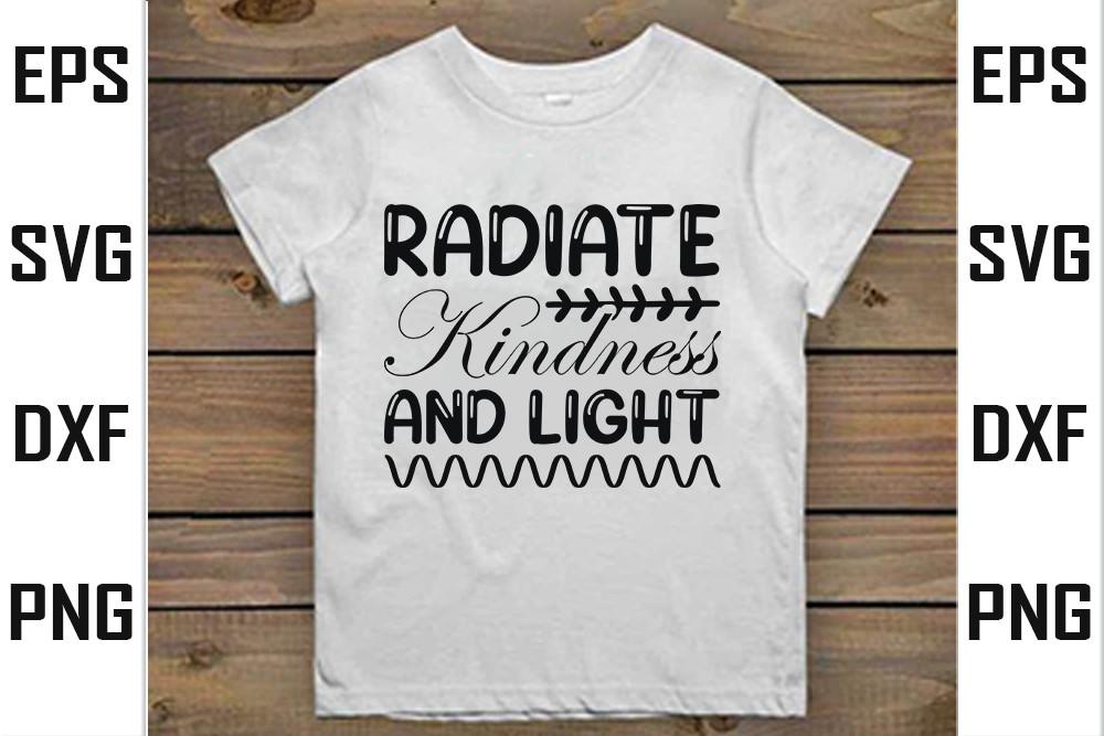 Tote Bag  Svg Design ,Radiate Kindness a
