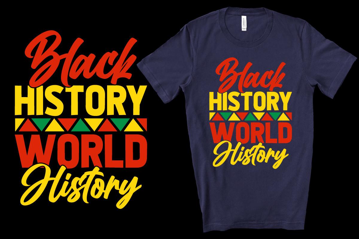 Black History T-Shirt Design