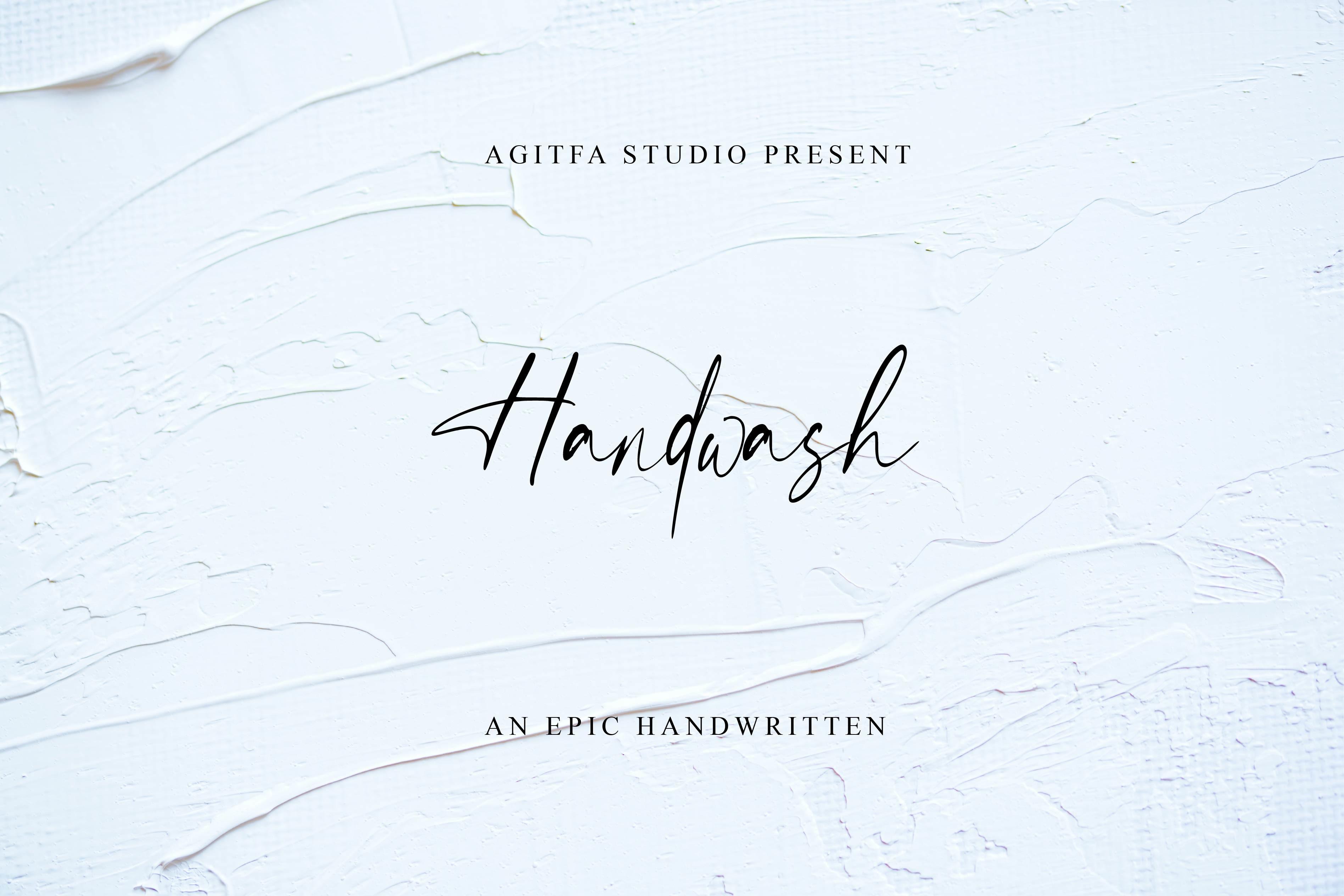Handwash Font