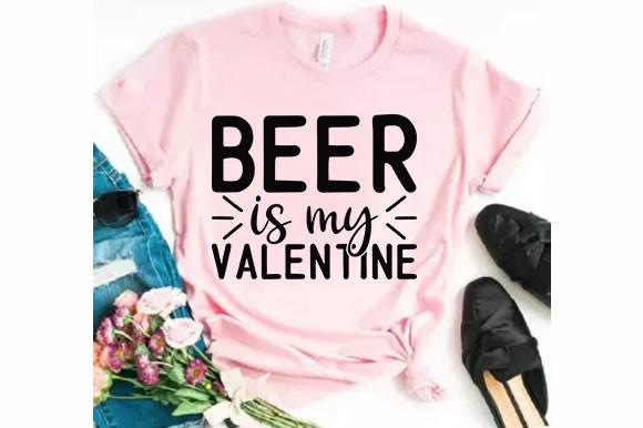 Valentine Svg Design, Beer is My