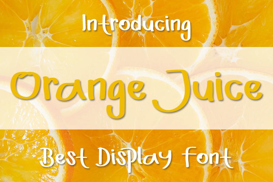 Orange Juice Font