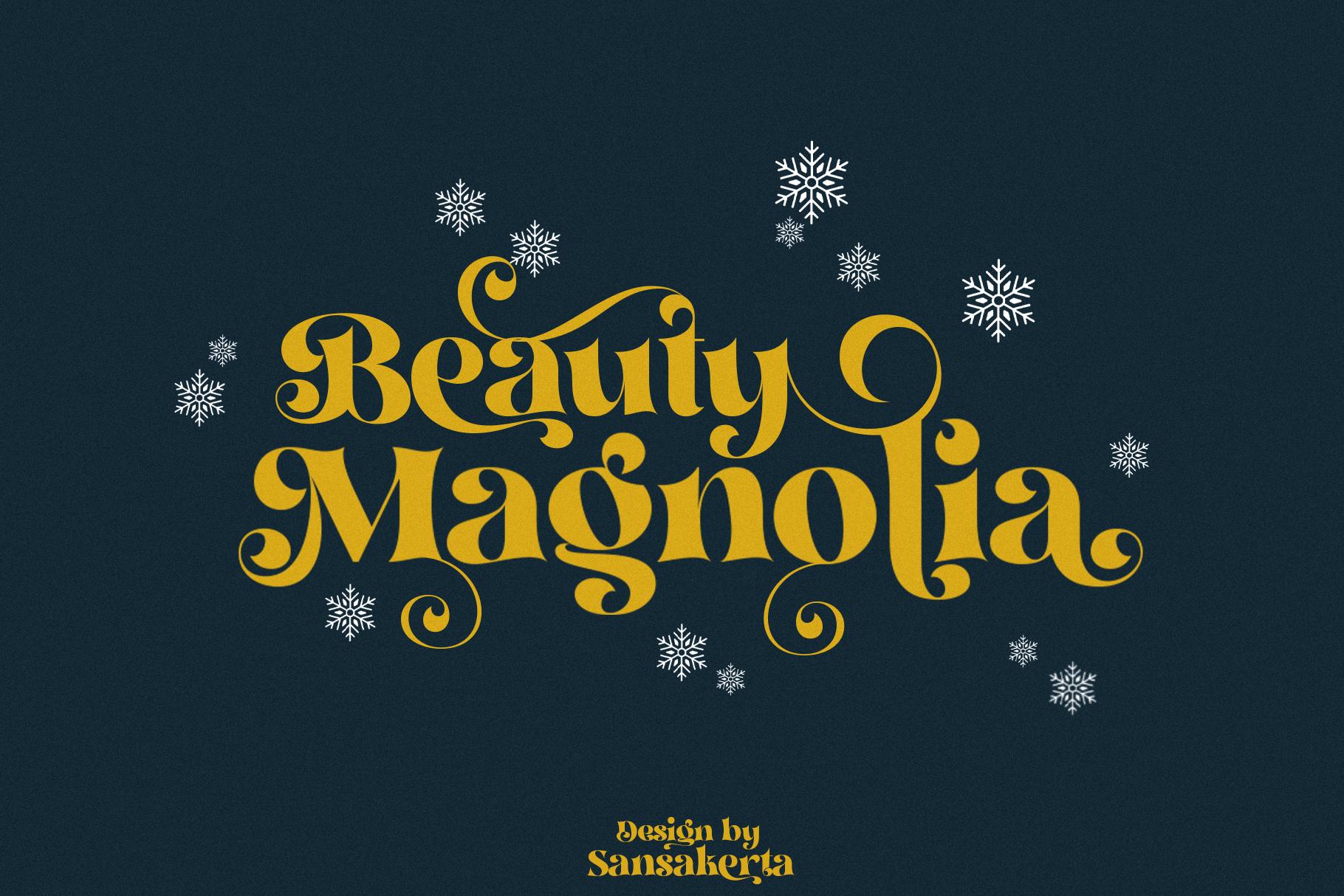 Beauty Magnolia Font