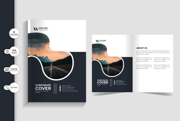 8 Pages Brochure Template Design