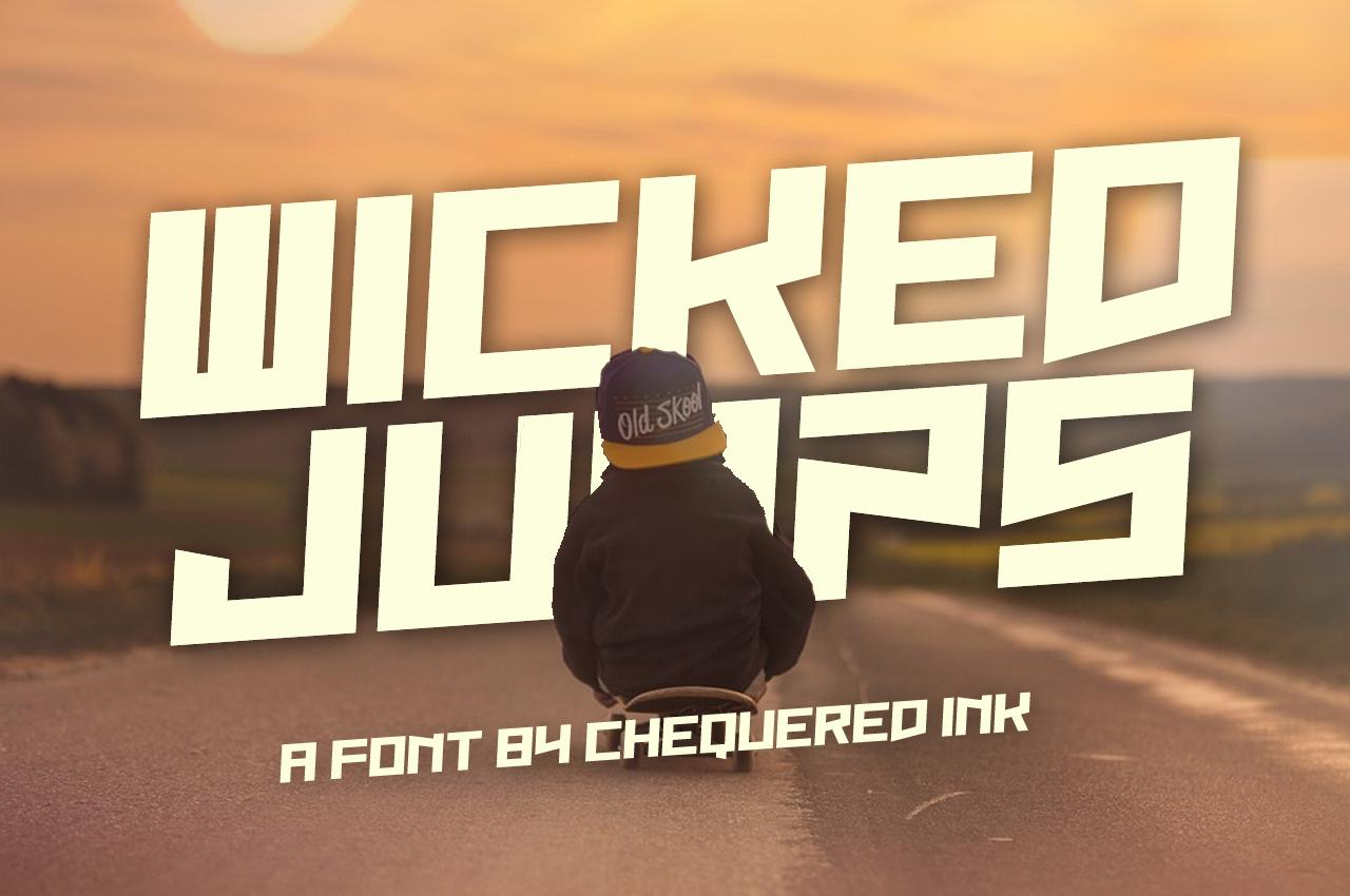 Wicked Jumps Font