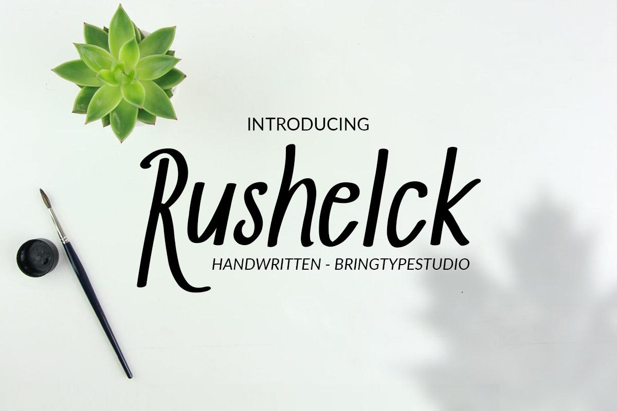 Rushelck Font