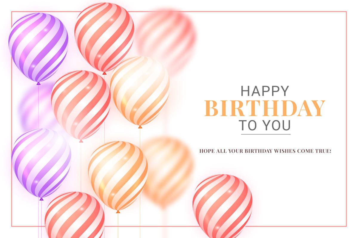 Happy Birthday Wish Background