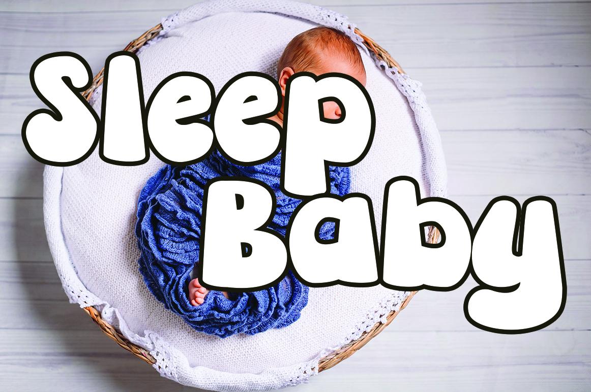 Sleep Baby Font