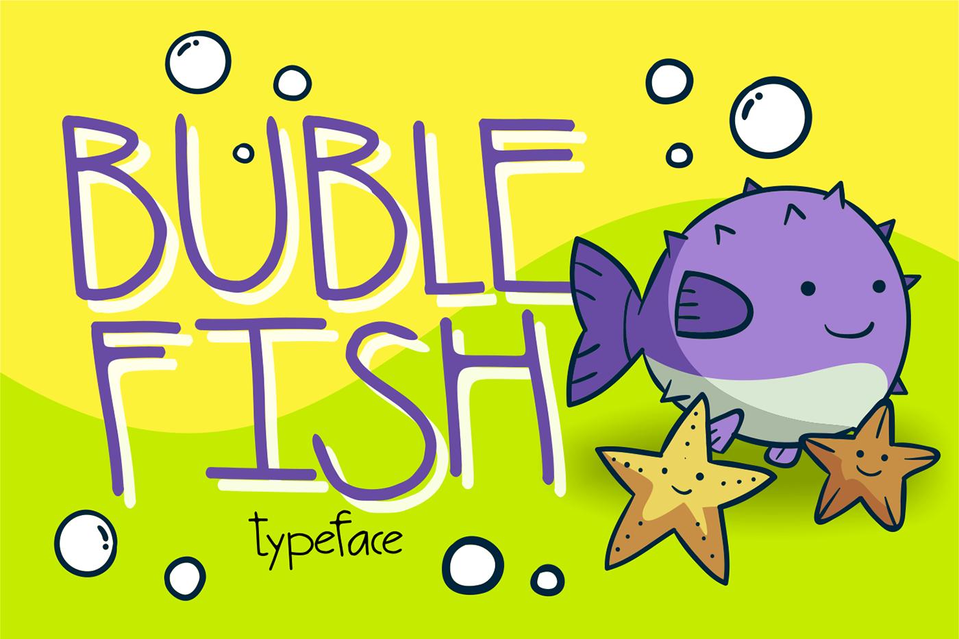 Buble Fish Font