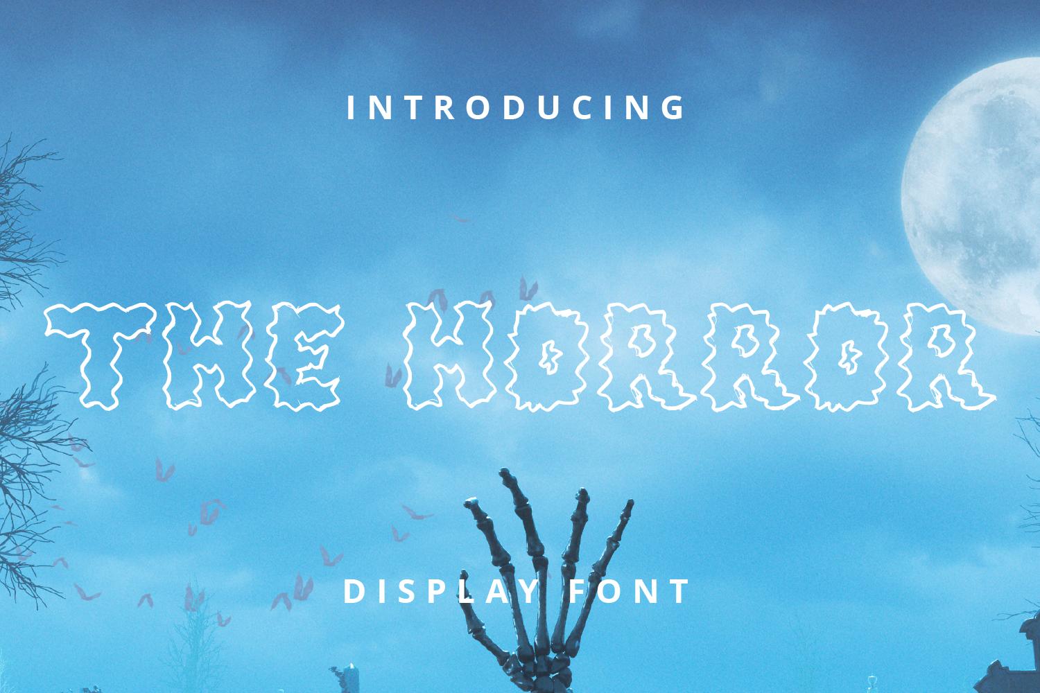 The Horror Font