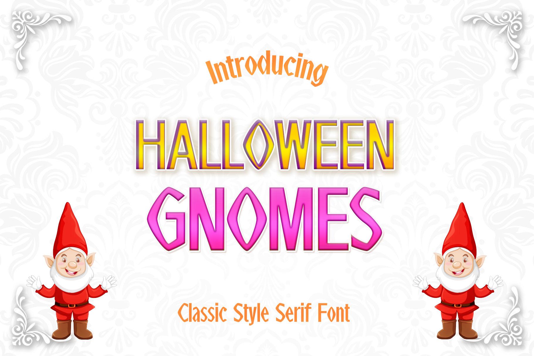 Halloween Gnomes Font