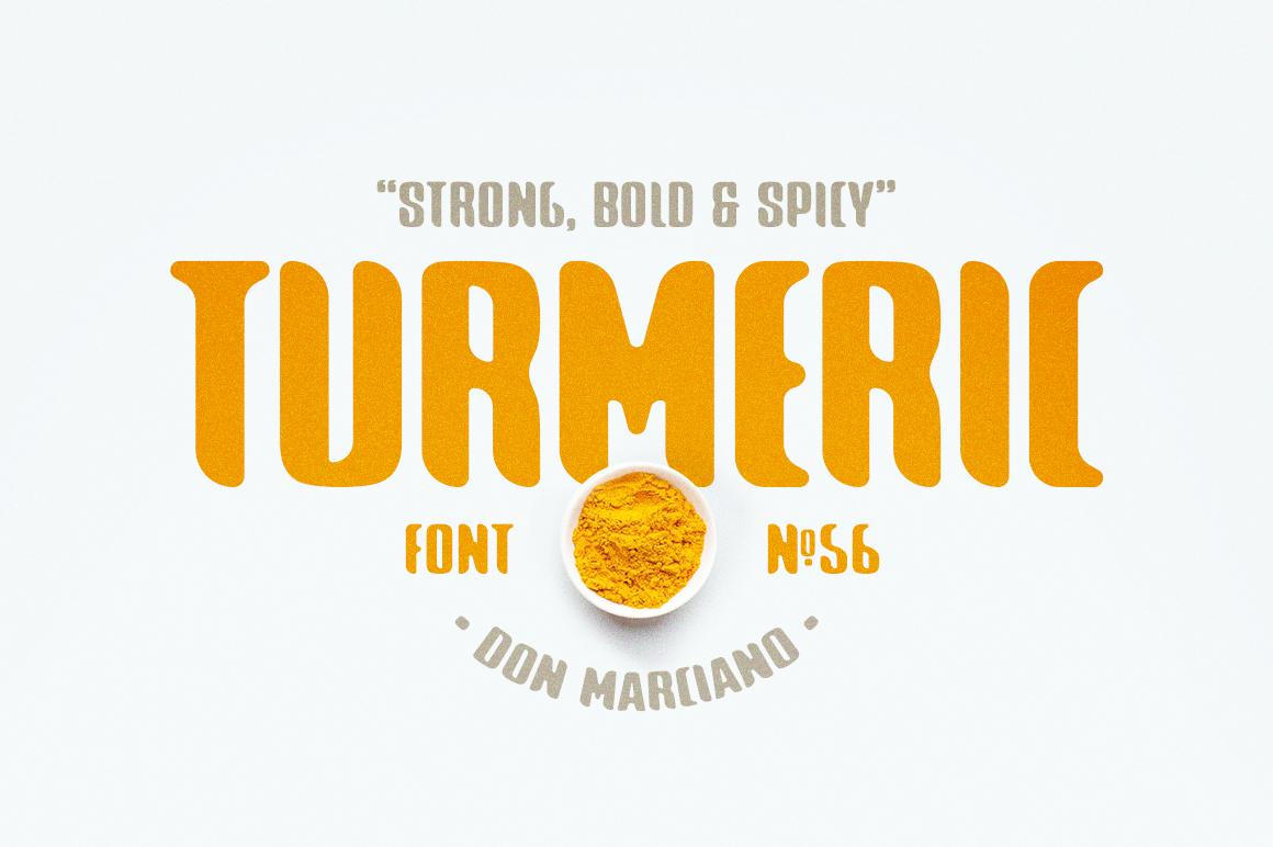 Turmeric Spicy Font