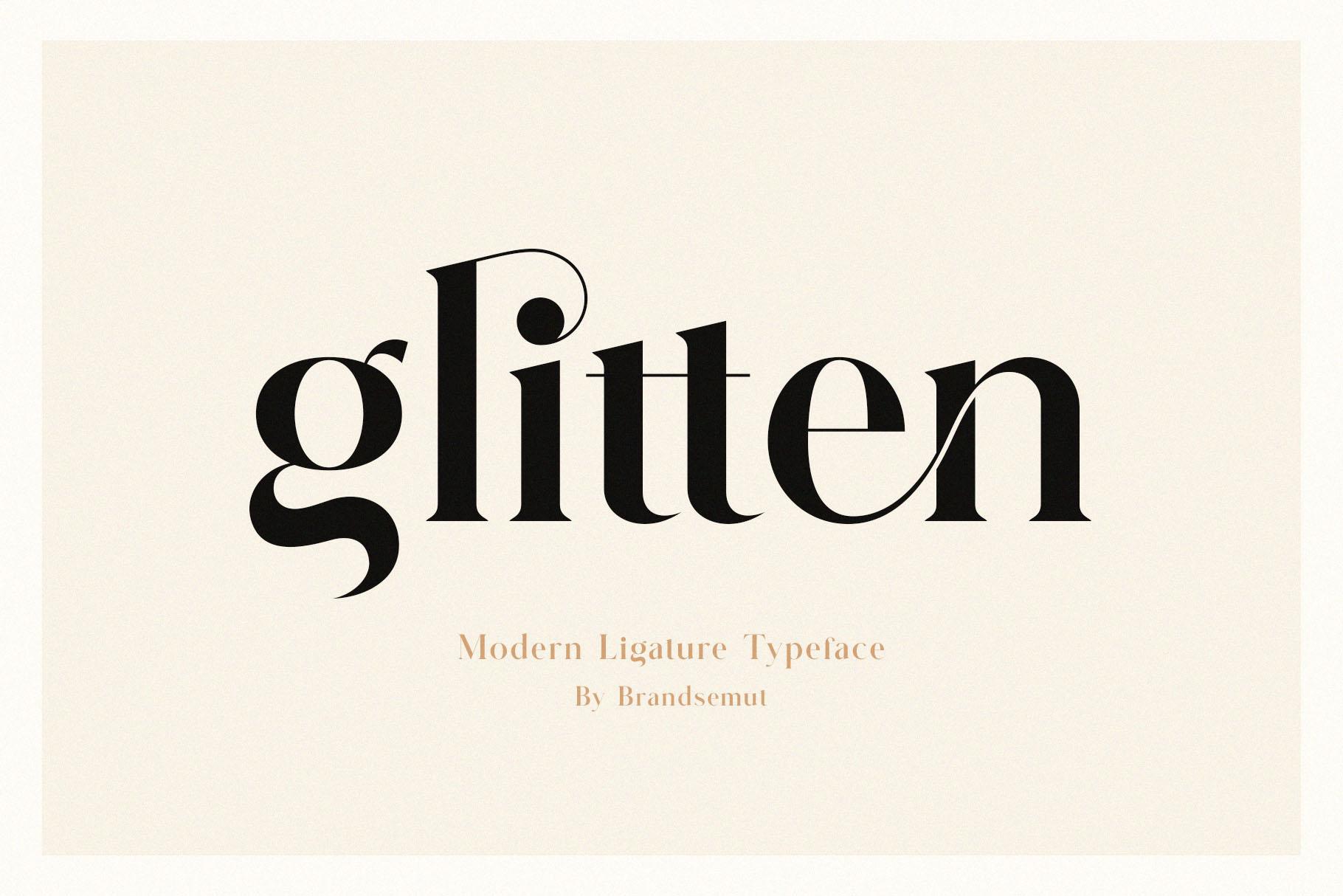 Glitten Font