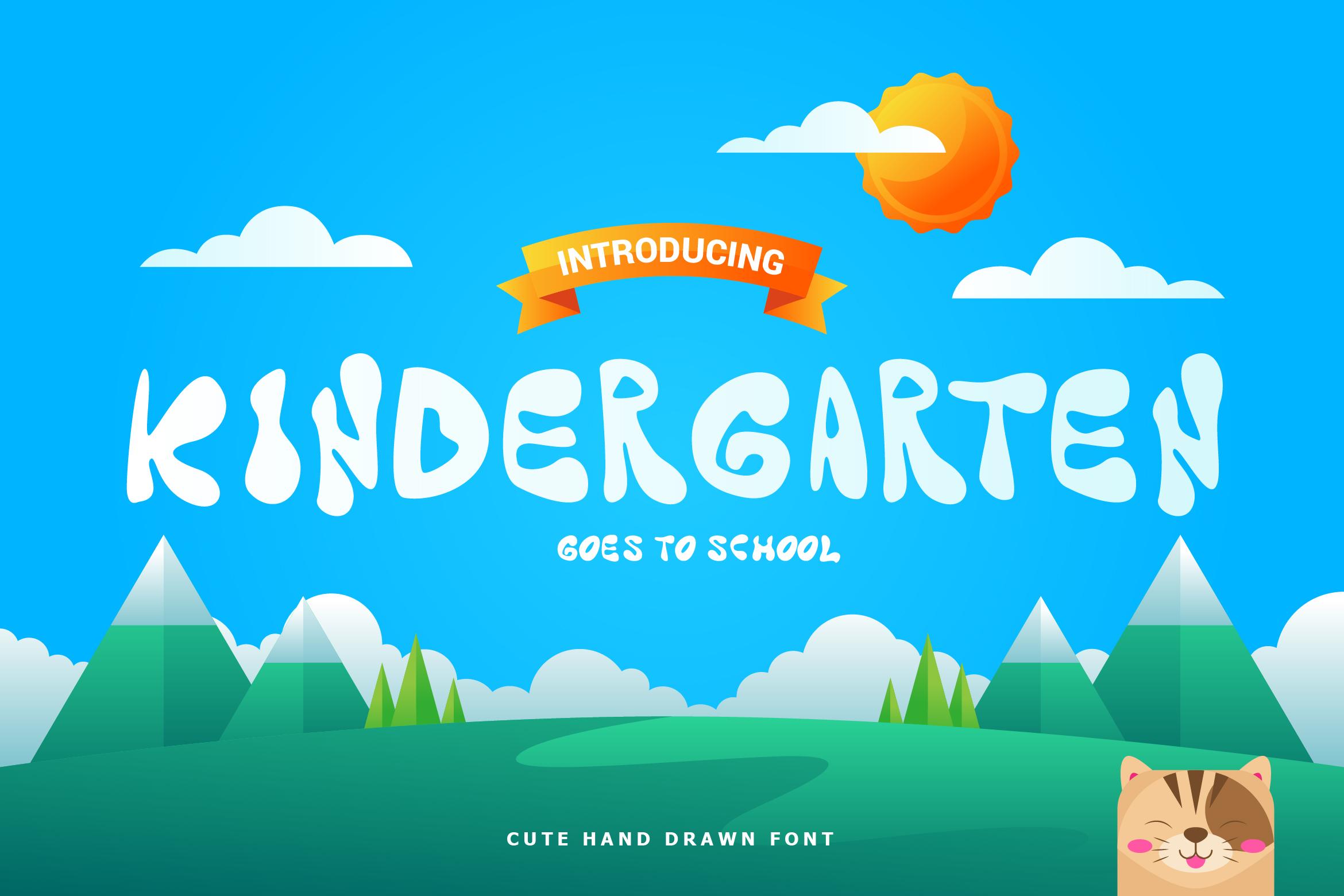 Kindergarten Font
