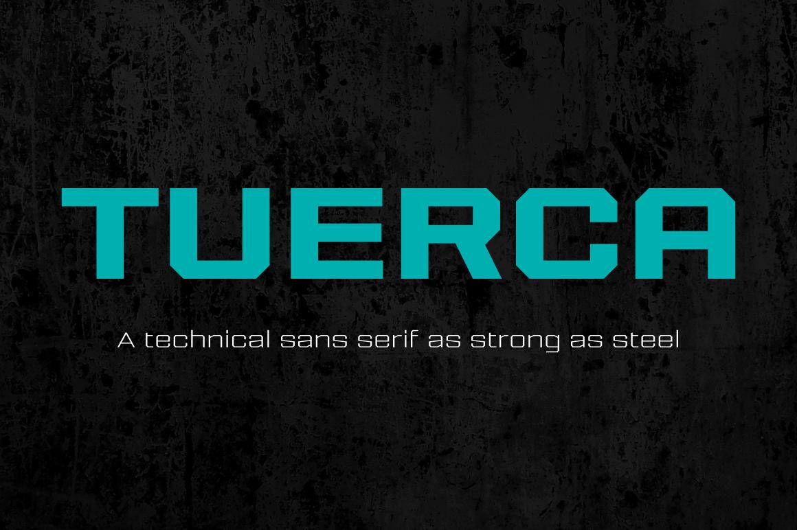 Tuerca Family Font