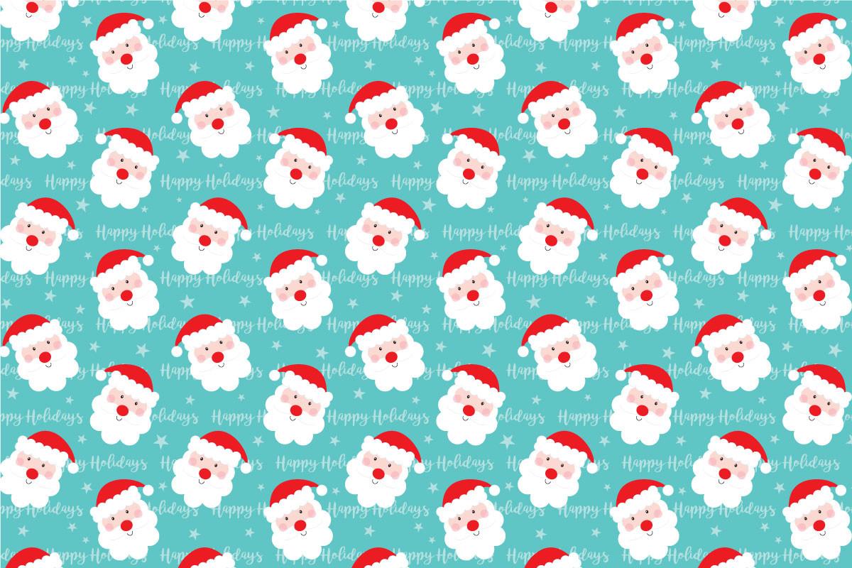 Santa Claus Seamless Pattern Design