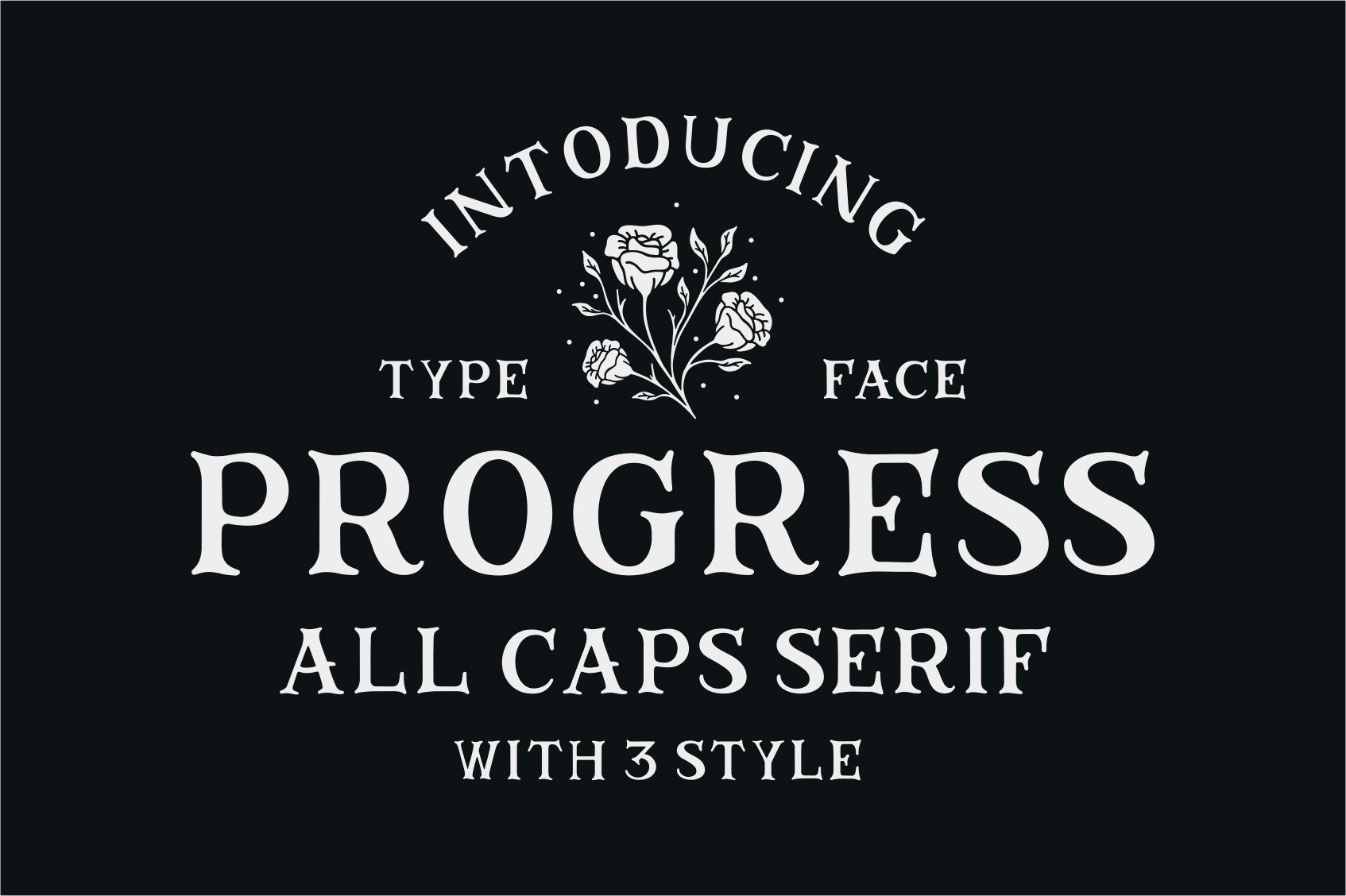 Progress Font