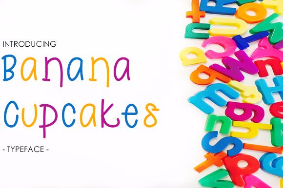 Banana Cupcakes Font