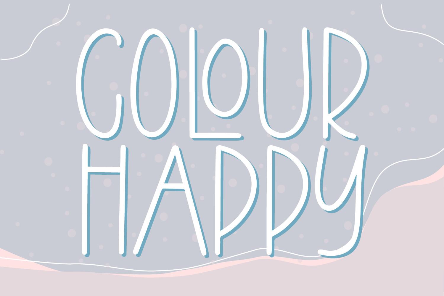 Colour Happy Font