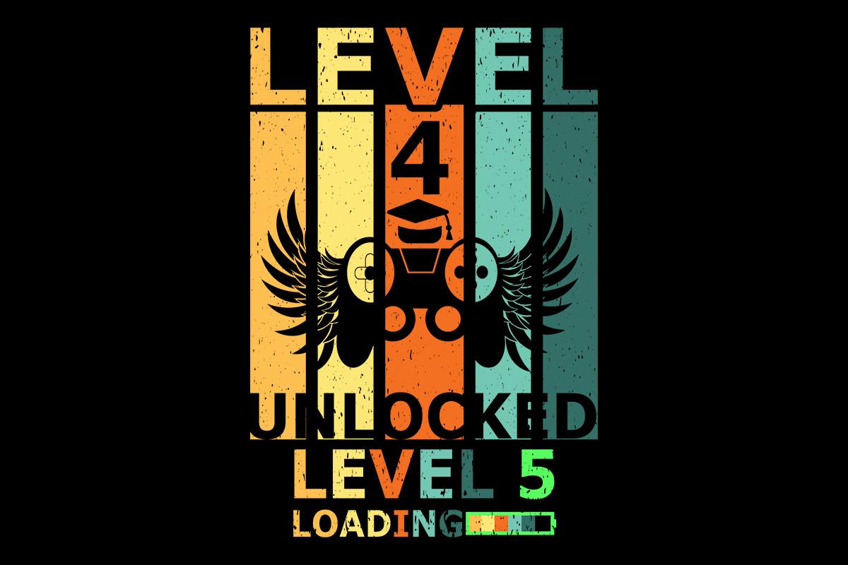 Level 4 Unlocked Level 5 Loading T-shirt