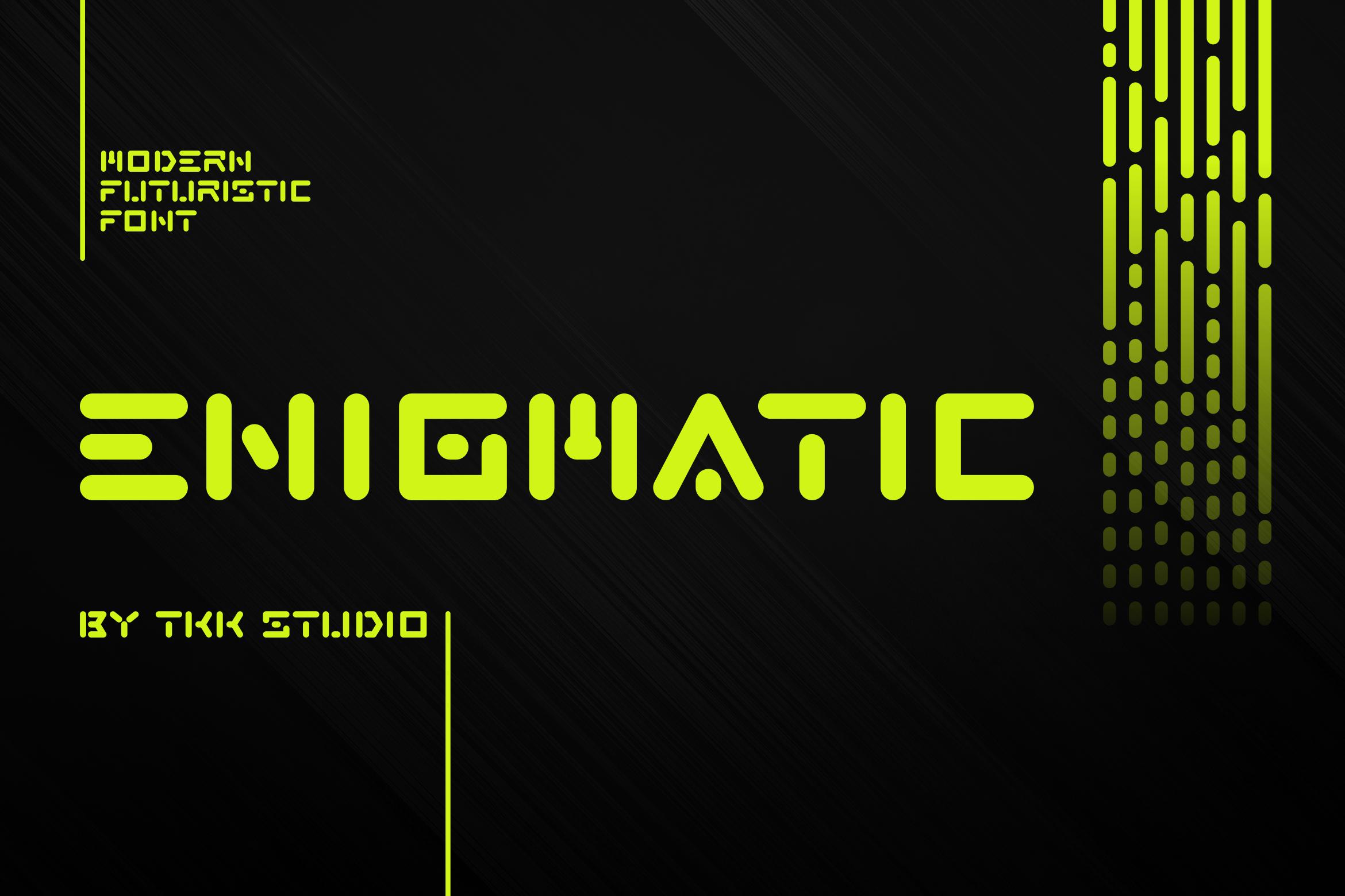 Enigmatic Font