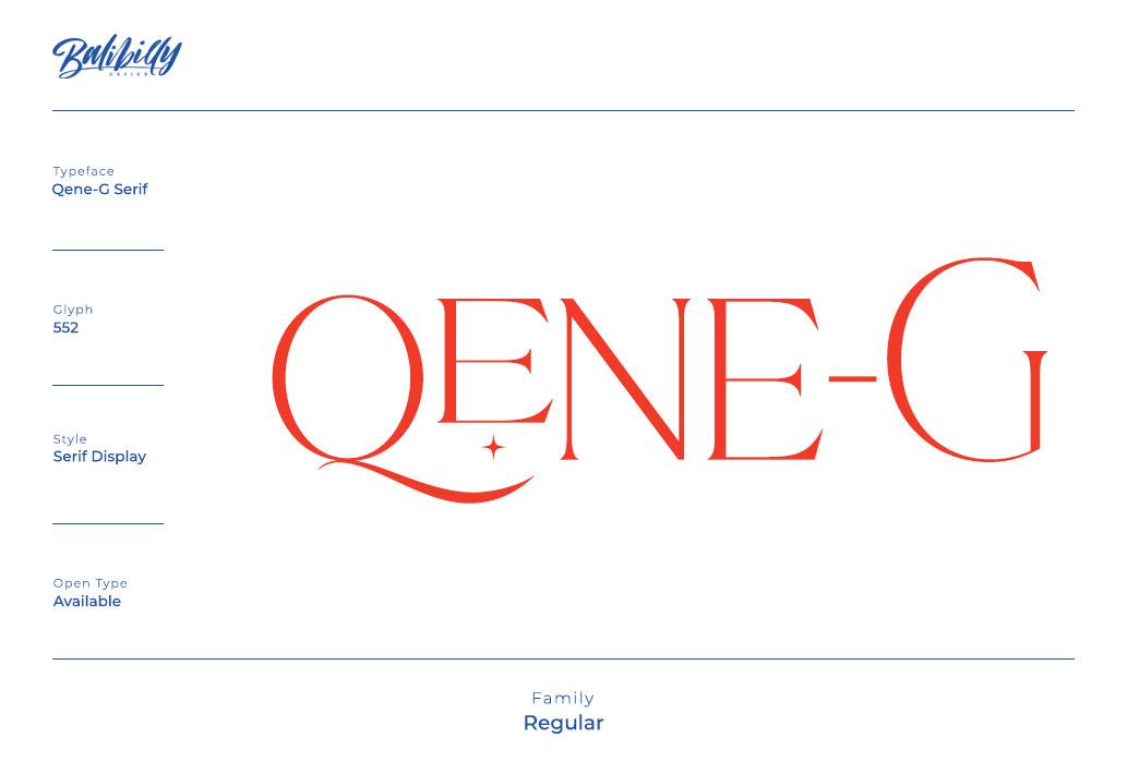 Qene-G Font