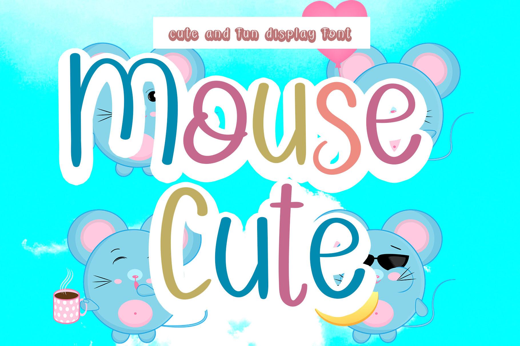 Mouse Cute Font