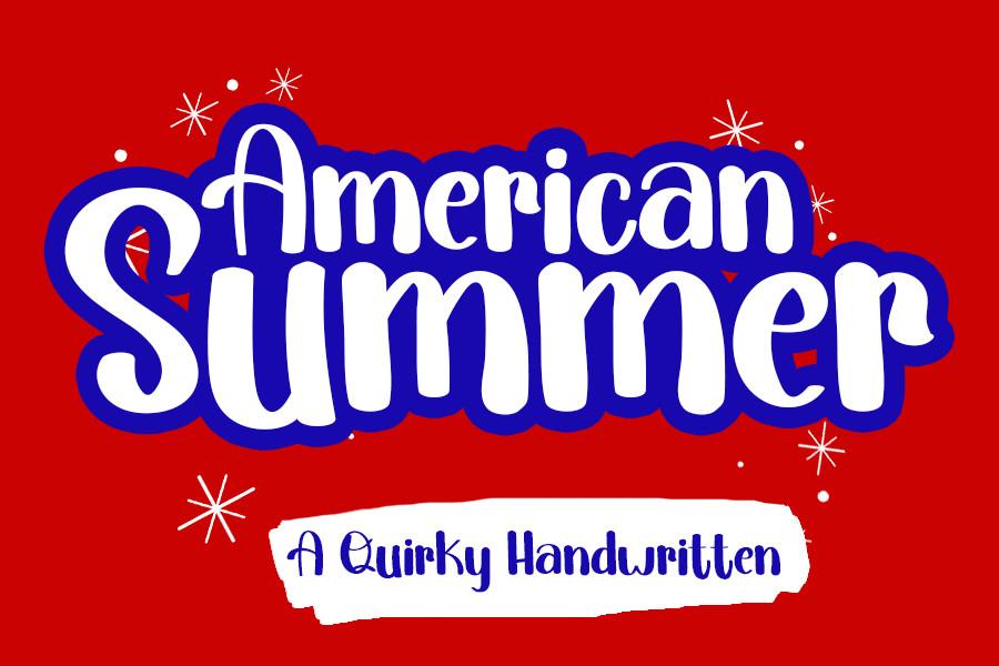 American Summer Font