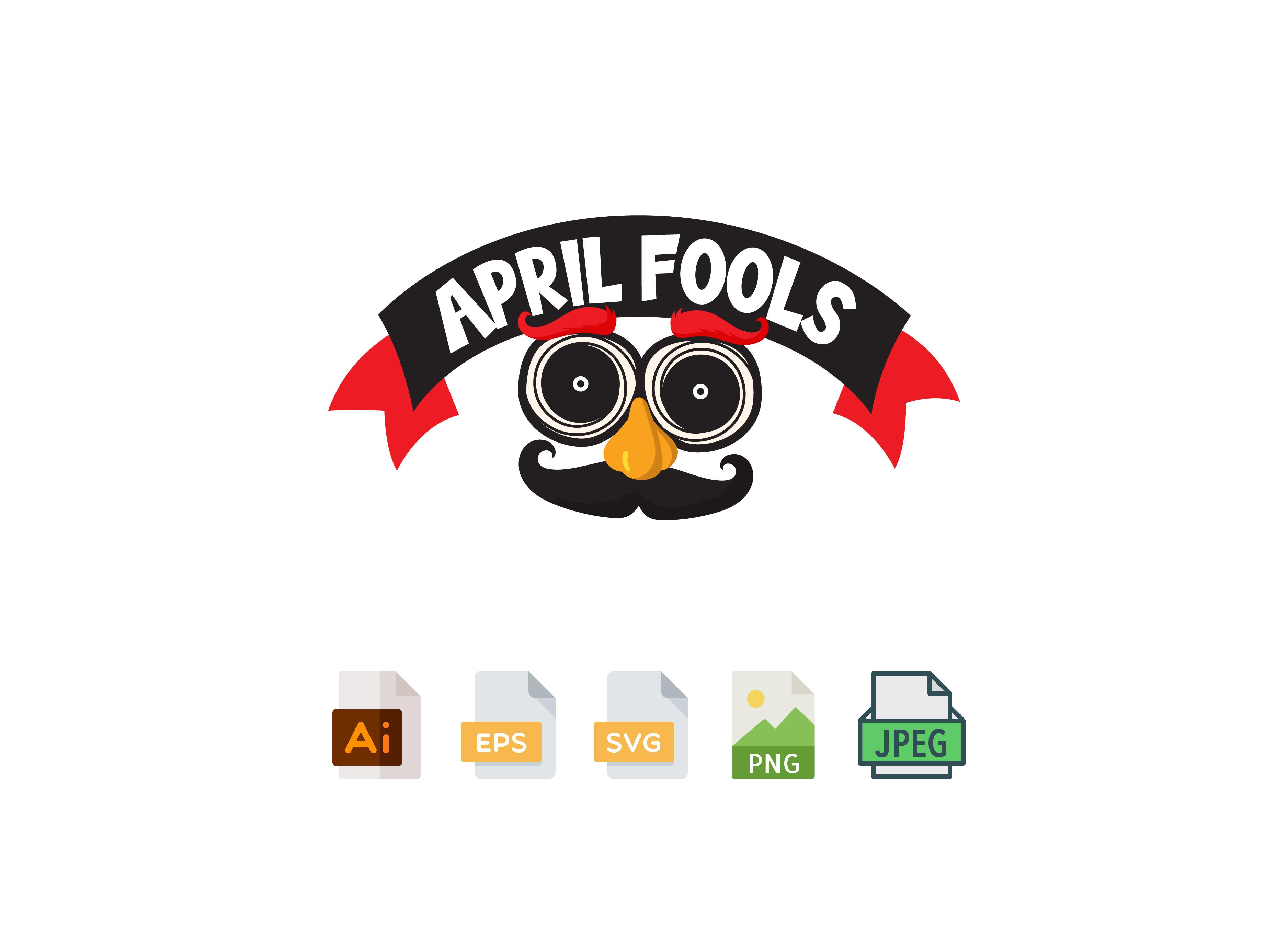 April Fools Day Design SVG