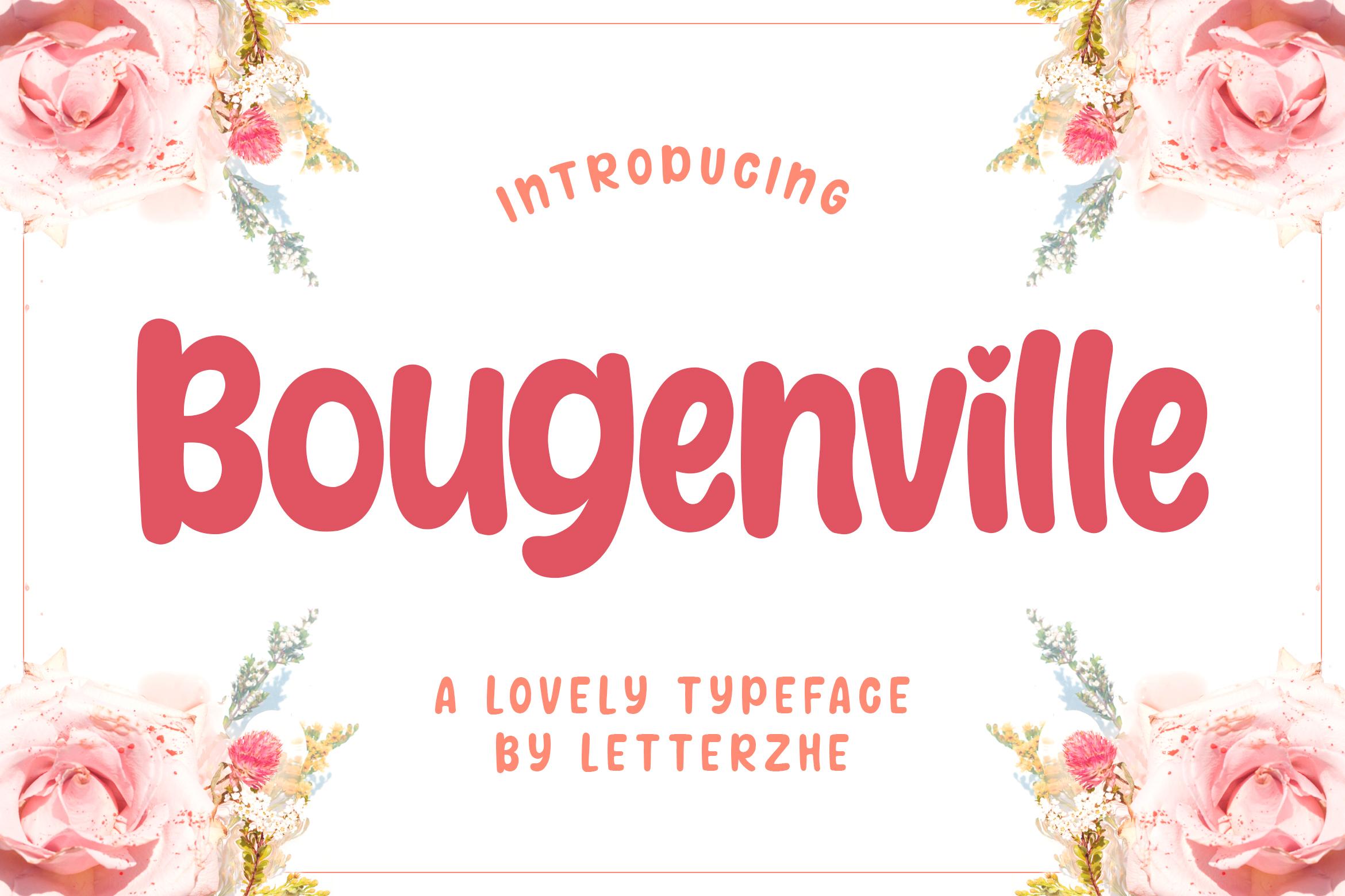 Bougenville Font