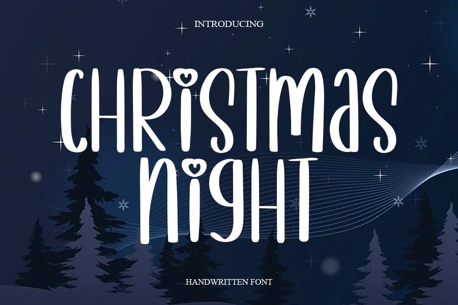 Christmas Night Font