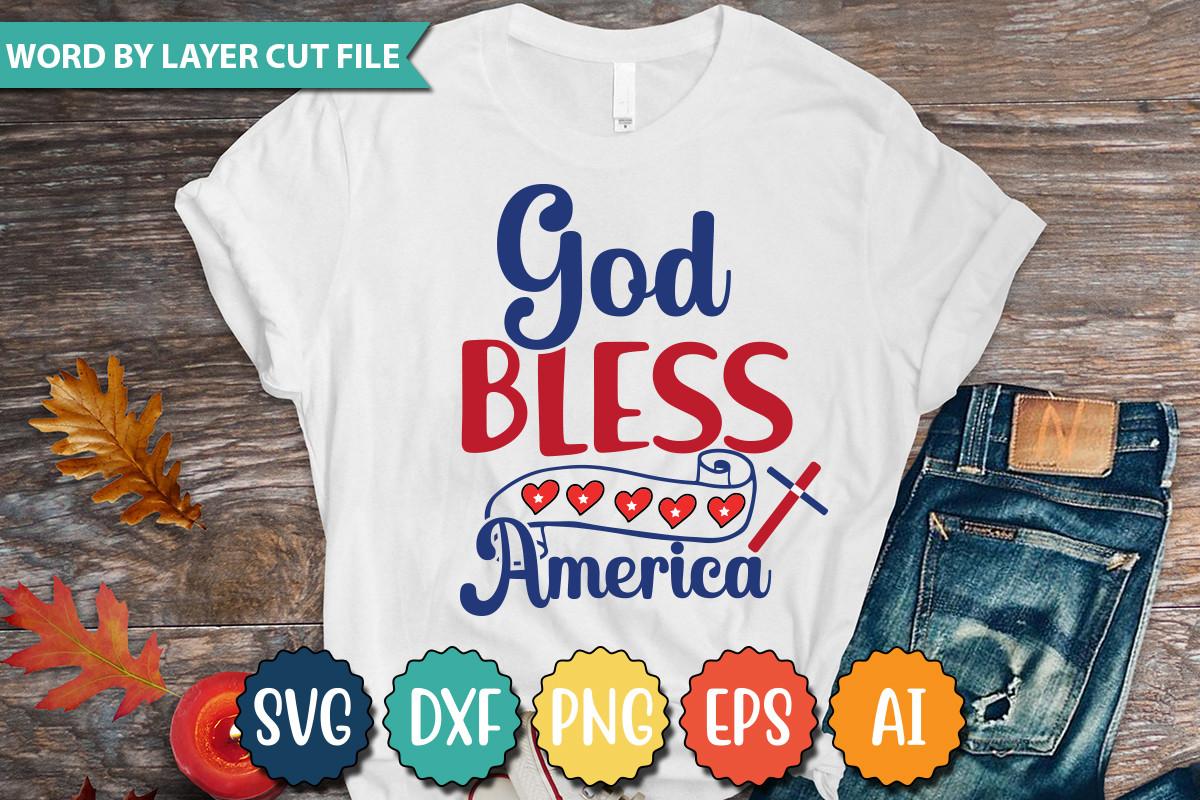God Bless America  Svg